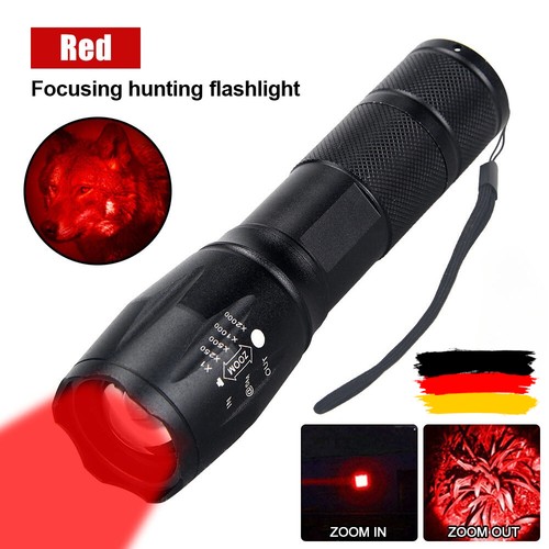 Led zoom rotlicht - rotlicht, taschenlampe