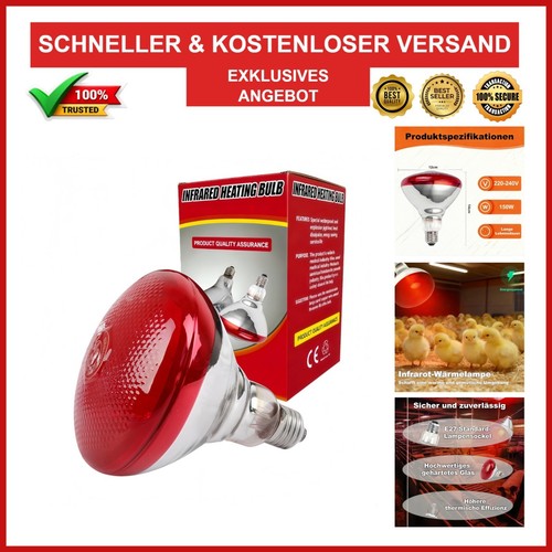 150w infrarotlampe wärmelampe - 150w,