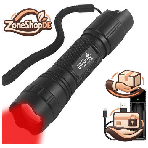 Ultrafire rotes licht led - licht,