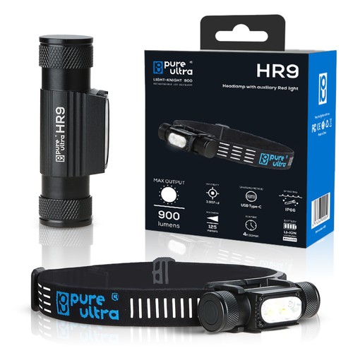 Hr9 led stirnlampe 900 lumen - hr9,