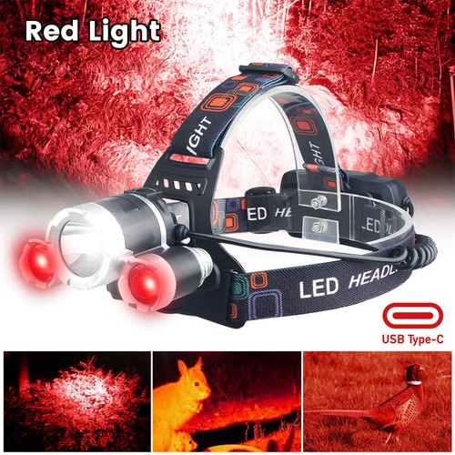 Stirnlampe weiß rot led - stirnlampe,