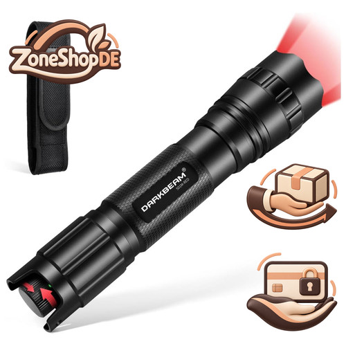 Darkbeam rotlicht taschenlampe - darkbeam,